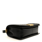Lambskin Quilted Medium Boy Flap Black