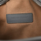 Calfskin Matelasse Aria Small GG Marmont Chain Shoulder Bag Deep Grey