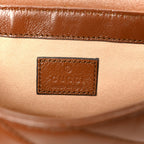Azalea Calfskin Matelasse Diagonal Super Mini GG Marmont Shoulder Bag Cuir