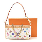 LV X TM Monogram Multicolor Pochette Accessories White