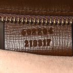 GG Supreme Monogram Horsebit 1955 Shoulder Bag Beige Brown Sugar