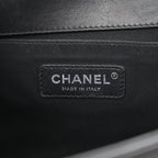 Lambskin Quilted Medium Boy Flap Black