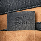 GG Supreme Monogram Medium Padlock Tote Black