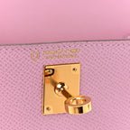 Epsom Horseshoe Mini Kelly Sellier 20 Mauve Sylvestre Craie