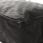 Guccissima Medium Flap Messenger Bag Chocolate