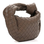 Nappa Intrecciato Mini Jodie Dark Taupe
