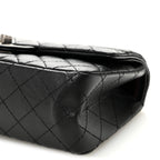 Aged Calfskin Quilted 2.55 Reissue 225 Flap Black