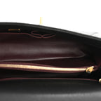 Caviar Quilted Small Coco Chain Handle Flap Black