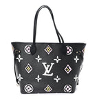 Monogram Giant Wild at Heart Neverfull MM Black