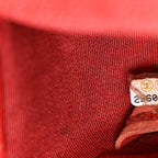 Caviar Quilted Small Boy Flap Red
