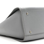 Caviar Studded Medium Deauville Tote Grey