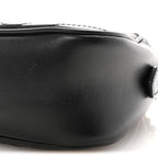 Calfskin Matelasse Monochrome Small GG Marmont Chain Shoulder Bag Black