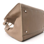 Matte Grained Calfskin Soft Margaux 15 Dark Taupe