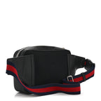 Soft GG Supreme Monogram Web Belt Bag Black Grey