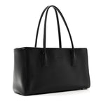Calfskin Archetype Small Shopping Tote Black