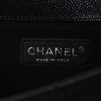 Caviar Quilted Medium Boy Flap Black