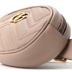 Calfskin Matelasse GG Marmont Belt Bag 85 34 Porcelain Rose