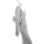 Lambskin Matelasse Small GG Marmont Shoulder Bag Porcelain Light Blue