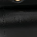 Lambskin Quilted Small Double Flap Black