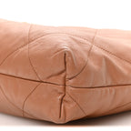 Shiny Calfskin Quilted Chanel 22 Camel