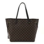 Damier Ebene Neo Neverfull MM Rose Ballerine