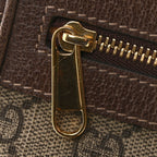 GG Supreme Monogram Web Mini Ophidia Shoulder Bag Brown