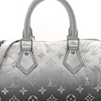 Nylon Monogram Gradient LV Snow Speedy Bandouliere 25 Frost