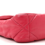 Lambskin Quilted Medium Chanel 19 Flap Dark Pink