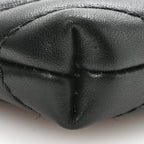 Calfskin Matelasse Mini GG Marmont Chain Bag Black