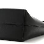 Grained Calfskin Small N/S Park Tote Black