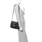 Lambskin Quilted Medium Chanel 19 Flap Black