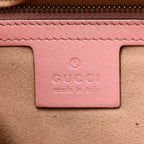 Calfskin Matelasse Small GG Marmont Shoulder Bag Wild Rose