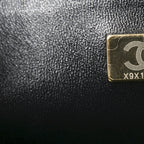 Lambskin Quilted Mini Rectangular Flap Black