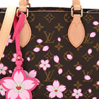 LV X TM Monogram Cherry Blossom Onthego PM Sakura Brown