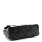 Goatskin Quilted Large Chanel 19 Flap Black