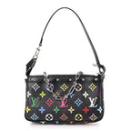 LV X TM Monogram Multicolor Pochette Accessories Black