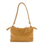 Mellow Nappa Donut Medium Chain Flamenco Knot Clutch Sahara
