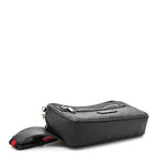 Soft GG Supreme Monogram Web Belt Bag Black Grey