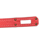 Togo Birkin 25 Rouge Pivoine