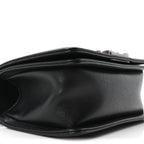 Caviar Quilted Small Boy Flap Black