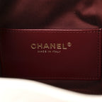 Caviar Quilted Mini Chanel 25 Handbag White