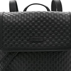 Microguccissima Drawstring Backpack Black