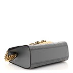 Guccissima Small Padlock Shoulder Bag Grey
