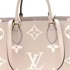 Empreinte Monogram Giant Onthego MM Tourterelle Creme