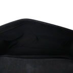 Bullskin Suede Caviar Quilted Medium Boy Flap Black
