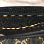 Jacquard Denim GG Monogram Small Jackie 1961 Hobo Black Ivory
