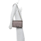 Iridescent Goatskin Quilted New Medium Boy Flap Bronze