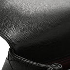 Caviar Quilted Small Coco Chain Handle Flap Black