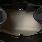 Polished Saddle Calfskin Soft Margaux 12 Black