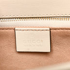 GG Supreme Monogram Horsebit 1955 Shoulder Bag Beige Mystic White